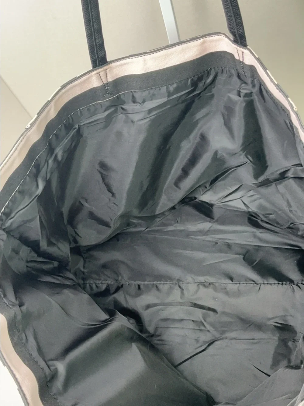 Victoria's Secret striped tote bag